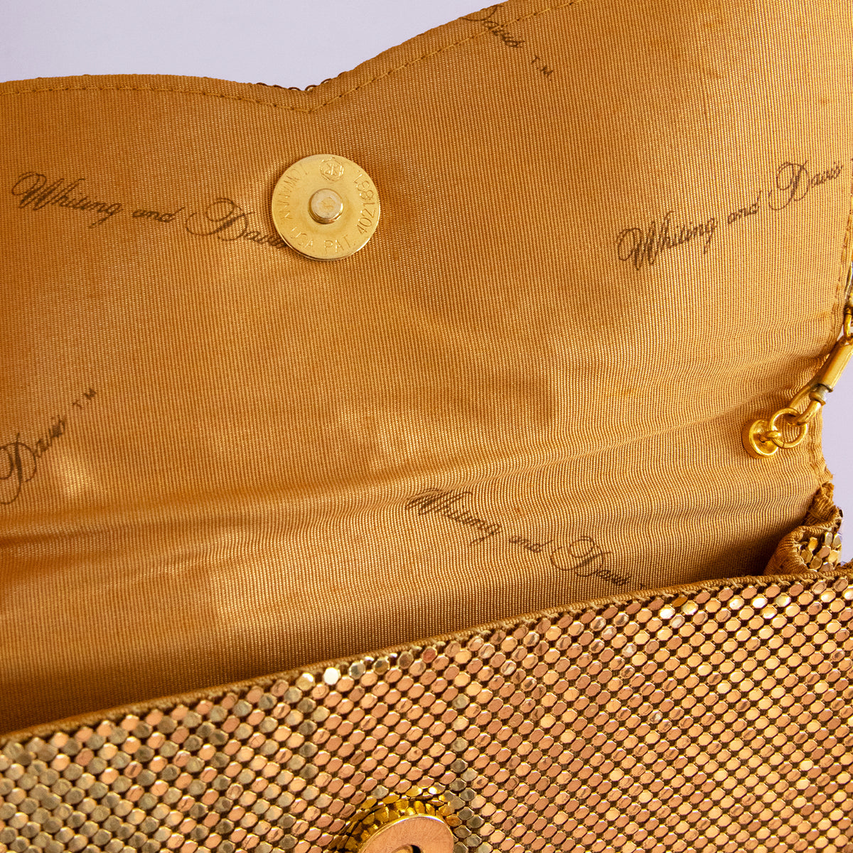Whiting and Davis Gold Mesh Purse