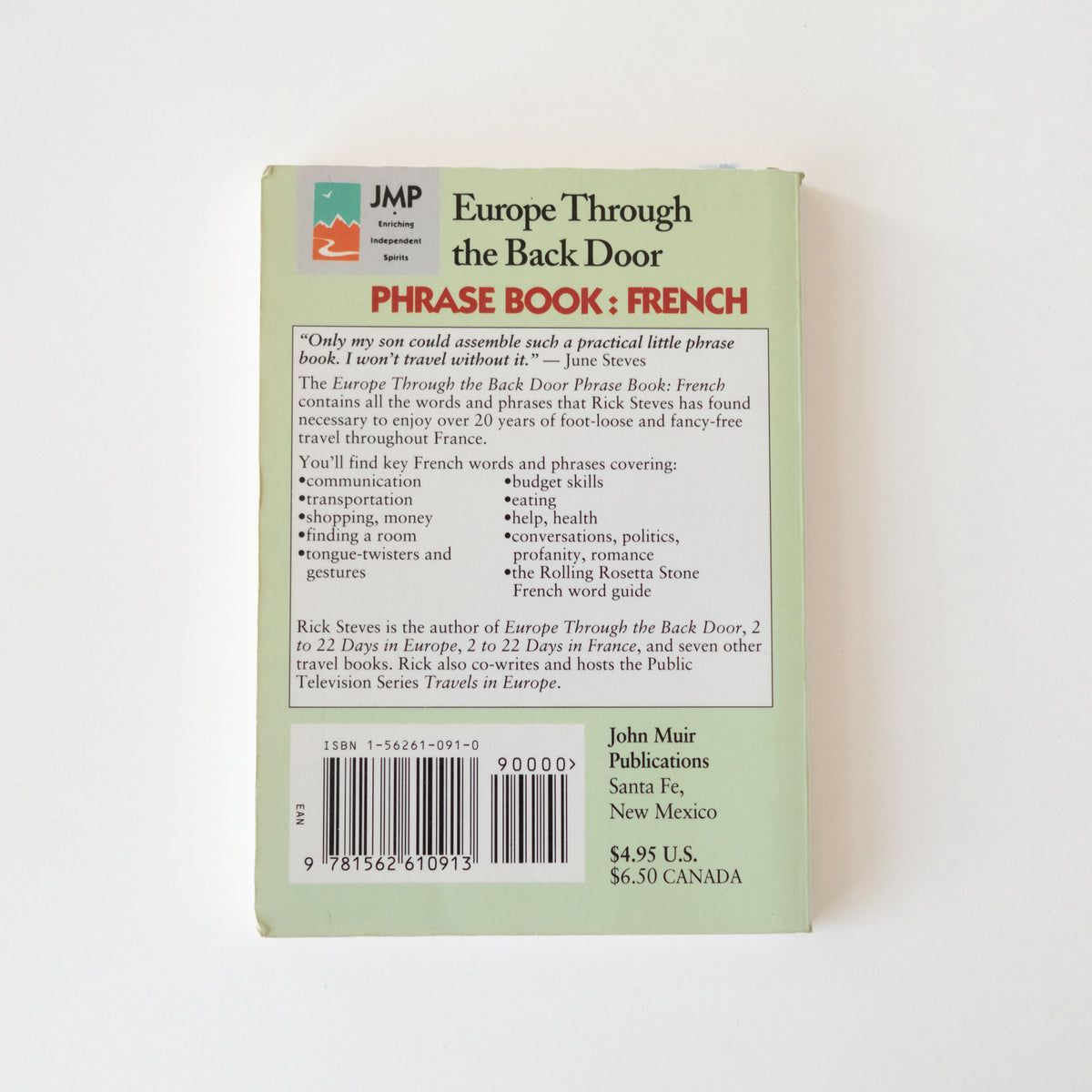 Rick Steves French Phrase Book