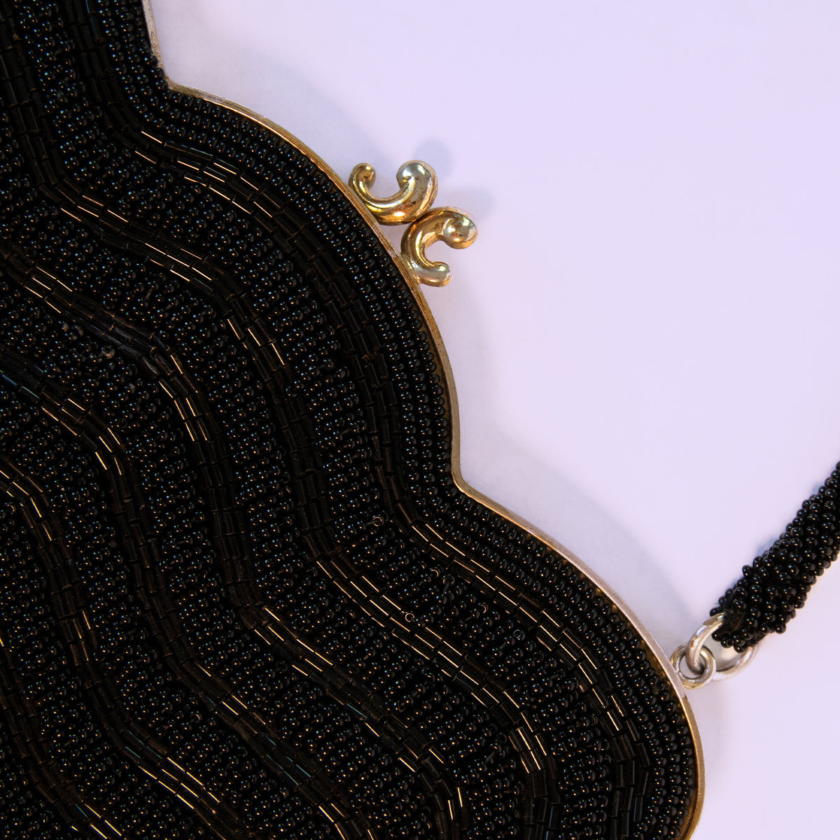 Scalloped Beaded Purse