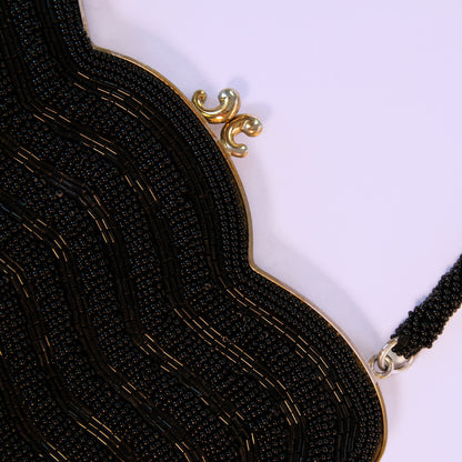 Scalloped Beaded Purse