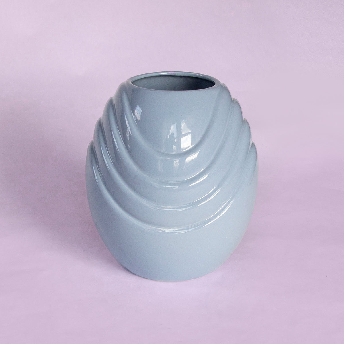 80s Wave Vase