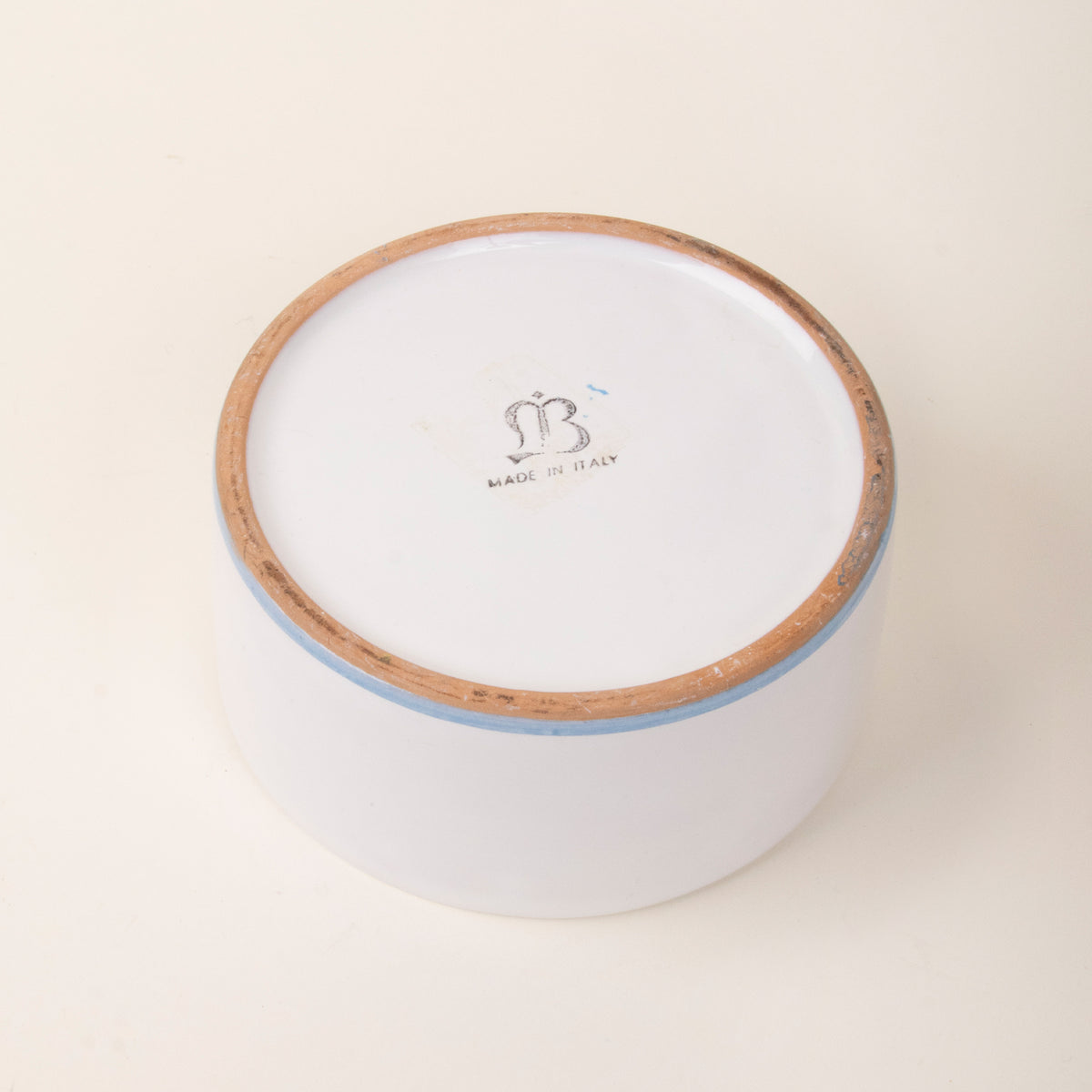 Blue Bow Round Box