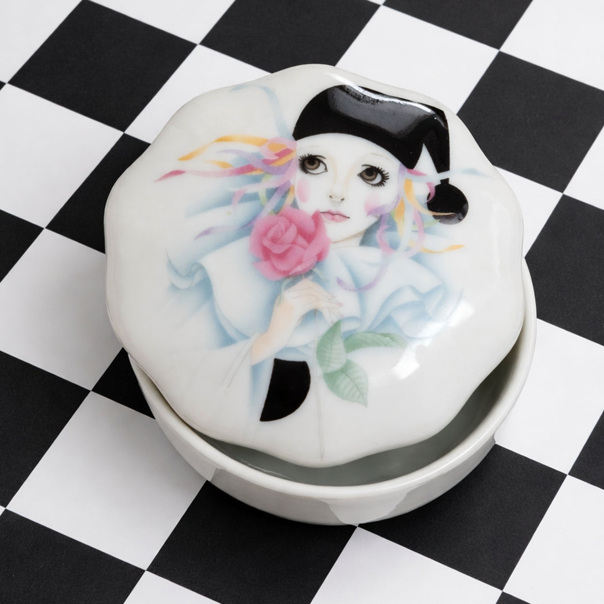 Pierrot Trinket Box