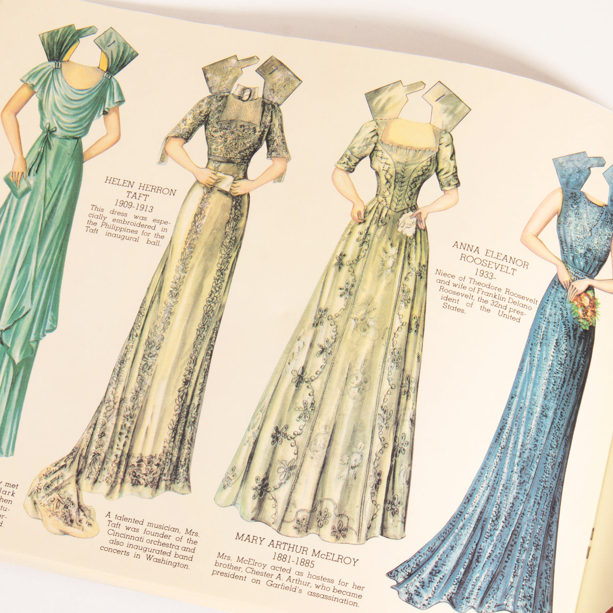 First Ladies of the White House Paper Dolls