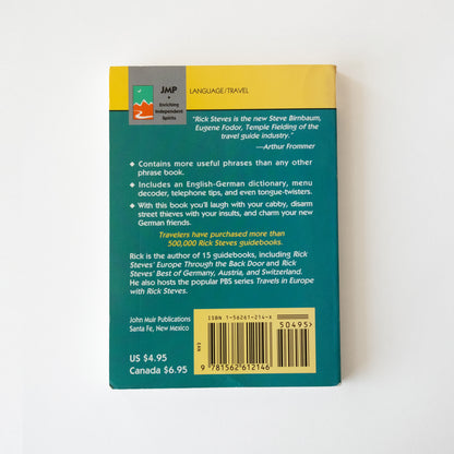 Rick Steves German Phrase Book
