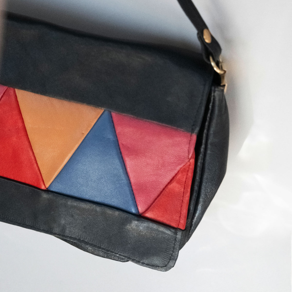 Graphic Leather Purse