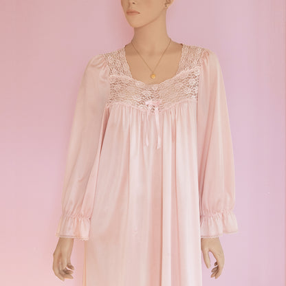 Lace Pink Nightgown