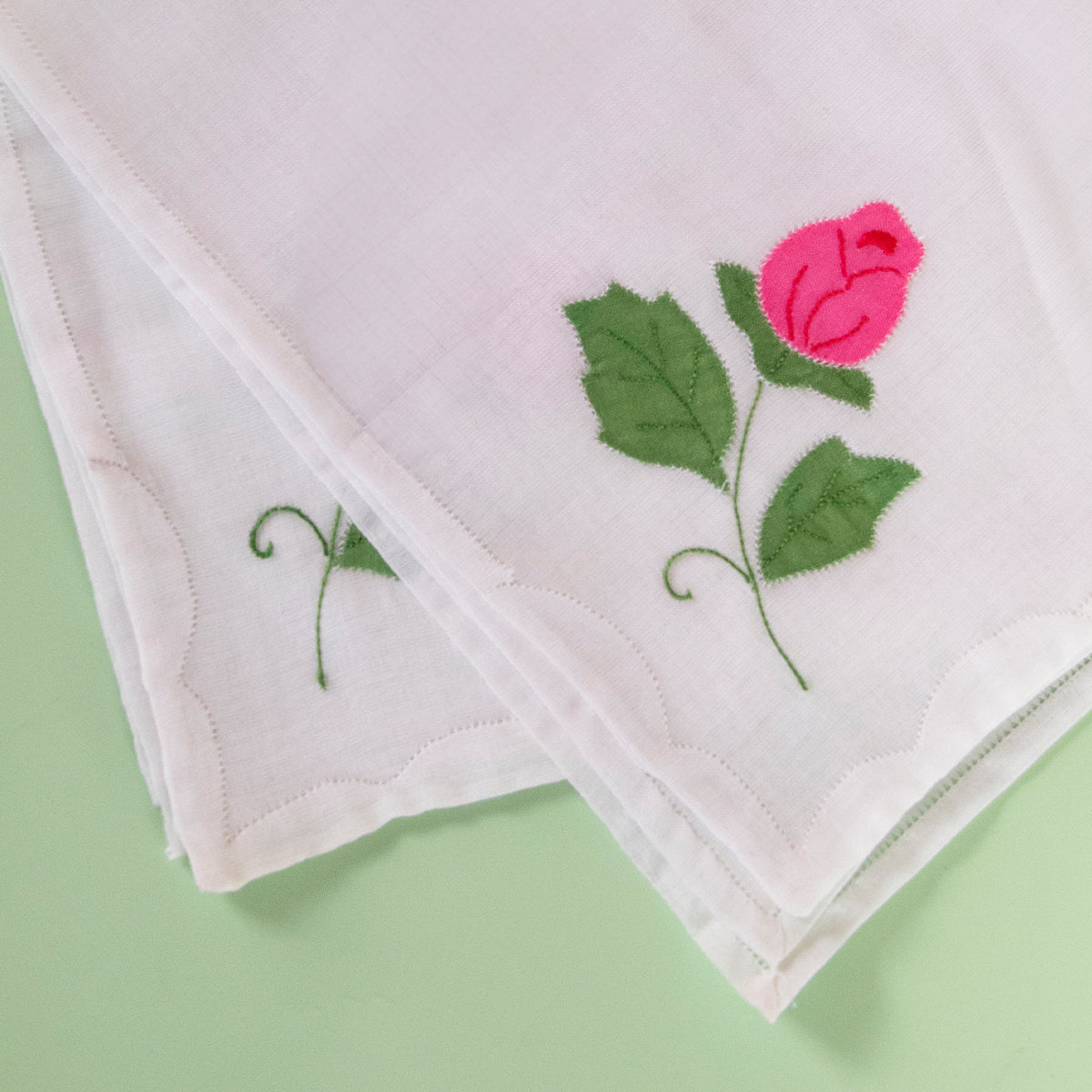 Pink Rose Napkins