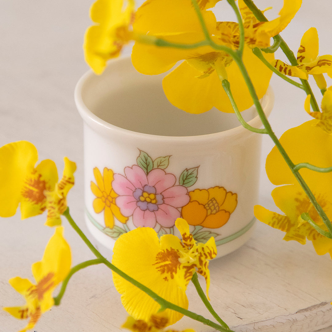 Mini Cup with Floral Design